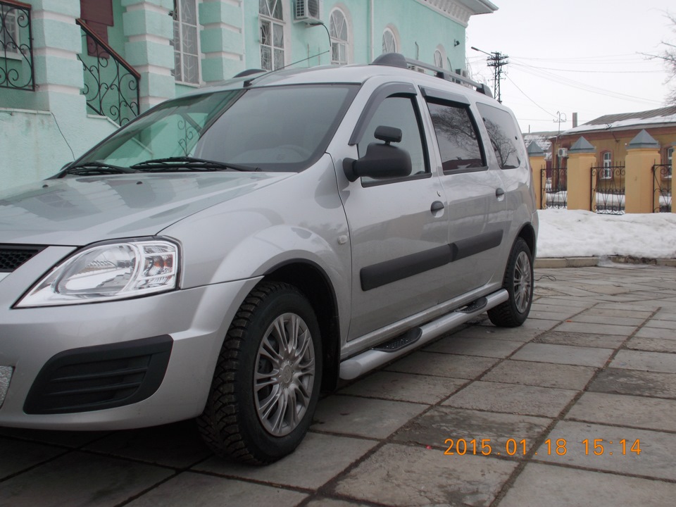 Защита порогов. — Lada Ларгус, 2014 года | тюнинг | DRIVE2