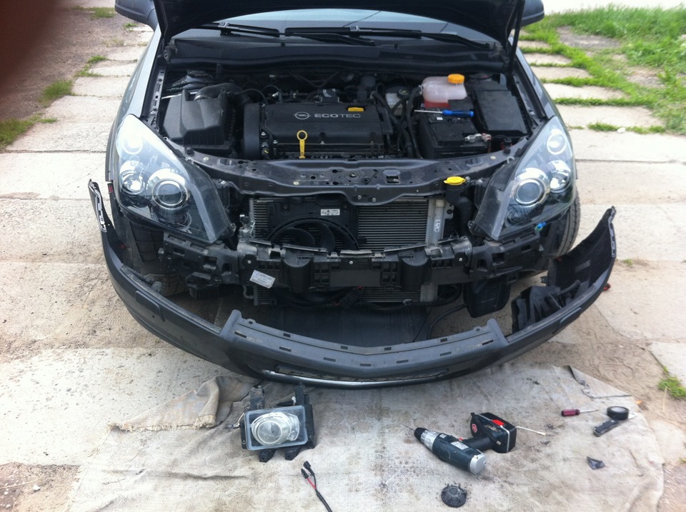 ксенон в птф — Opel Astra H, 1,8 л, 2012 года | электроника | DRIVE2
