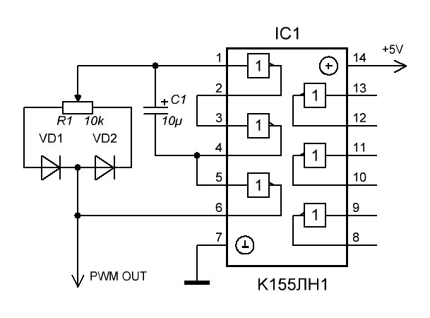 К155лн1 схема включения