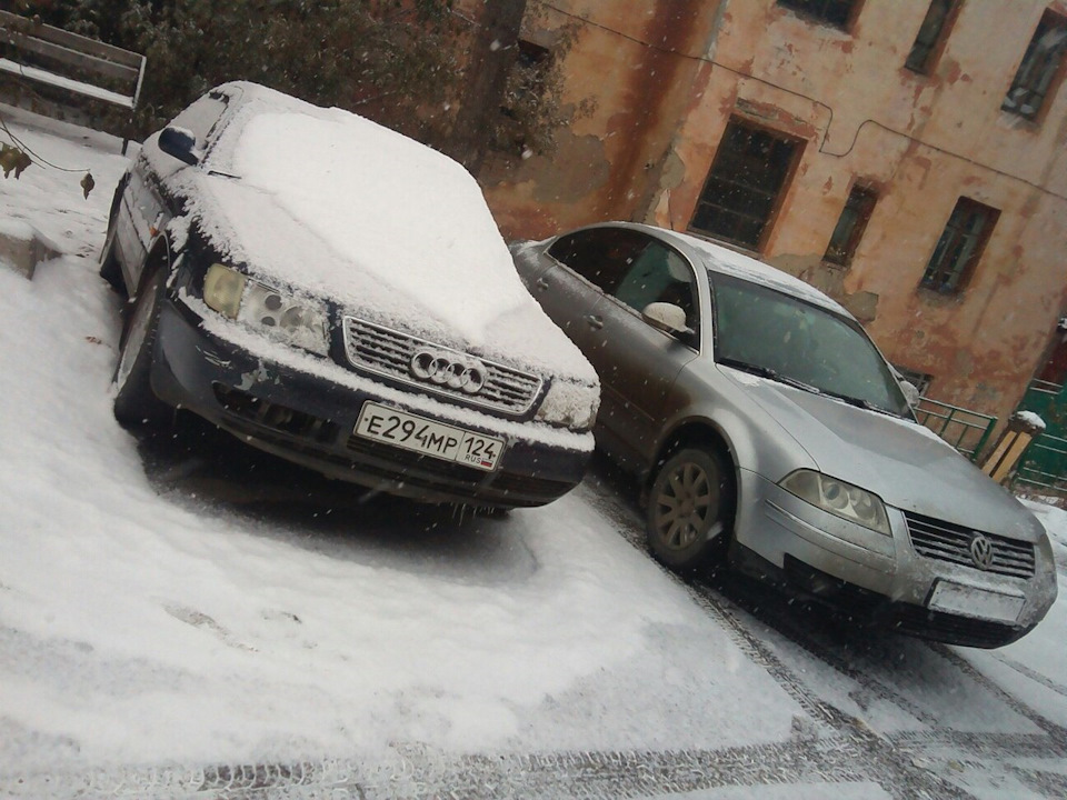 Немцы зимой! — Volkswagen Passat B5, 1,8 л, 2004 года | фотография | DRIVE2