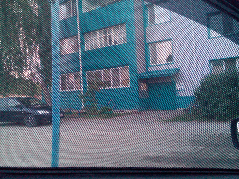 Вид прямо из салона авто — Volkswagen Polo Sedan