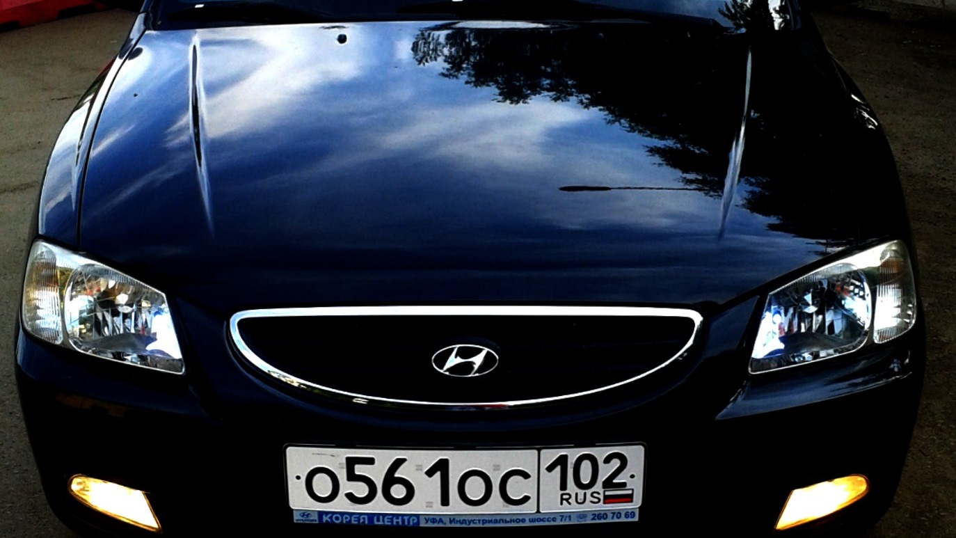 Hyundai Accent (2G) 1.6 бензиновый 2008 | на DRIVE2