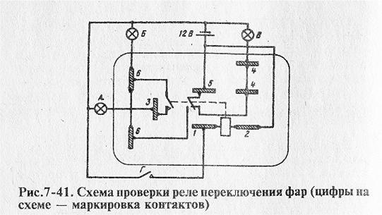 Схема подключения реле рс 711 01