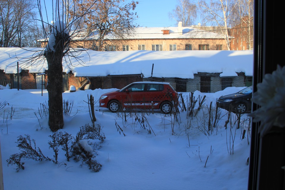 Расход топлива в зимнее время (трасса) — Skoda Fabia Mk2, 1,2 л, 2012 ...