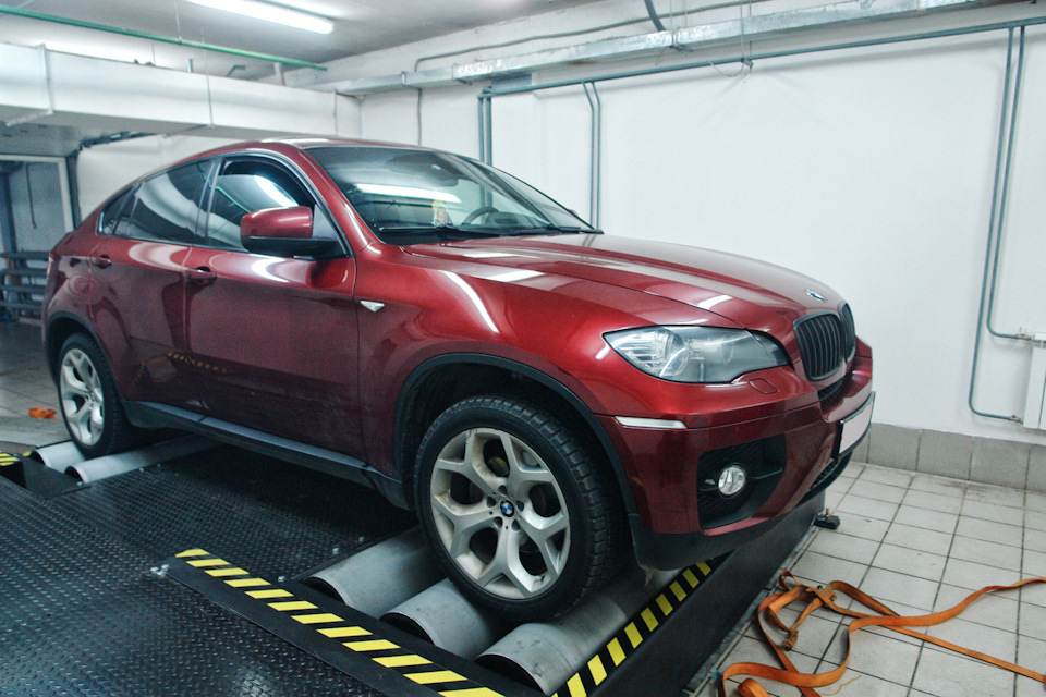 Замер мощности BMW X6