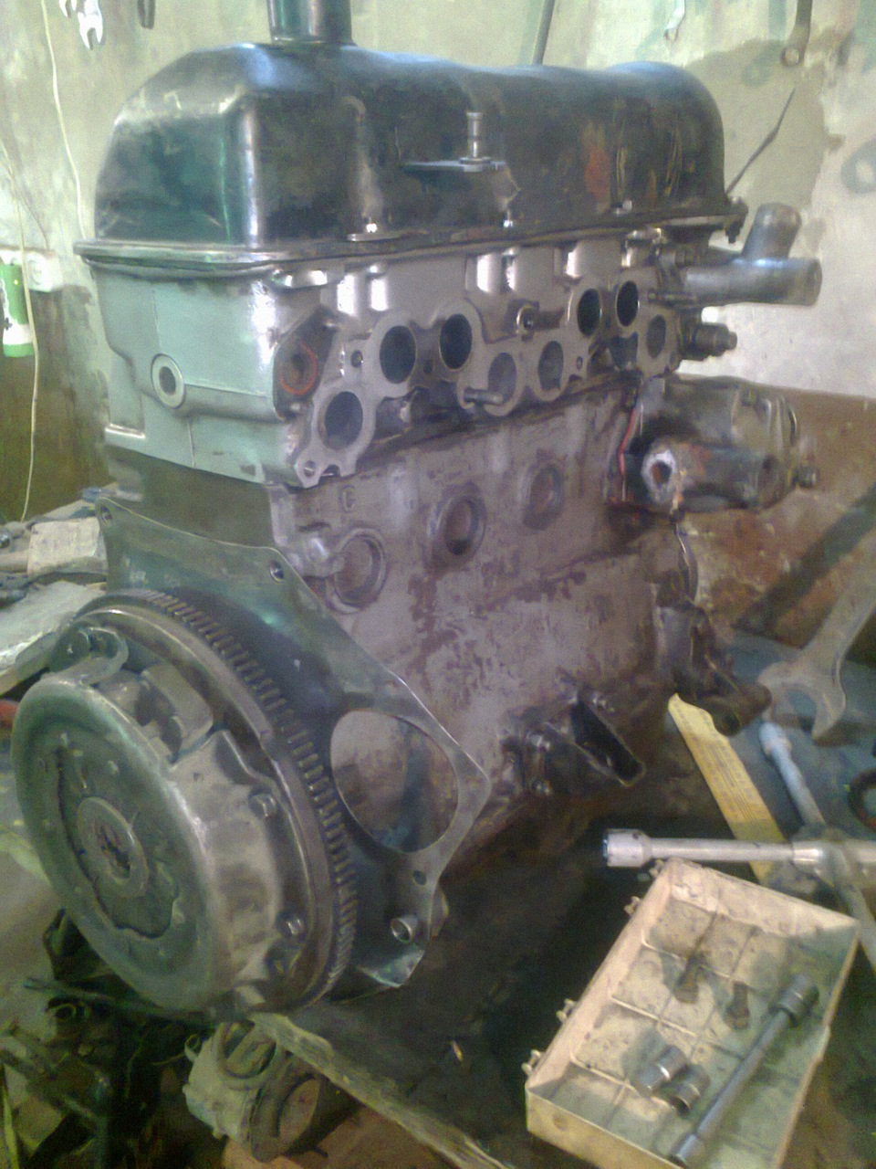 Устранение осевого люфта колен.вала. — Lada 2101, 1,2 л, 1977 года ...