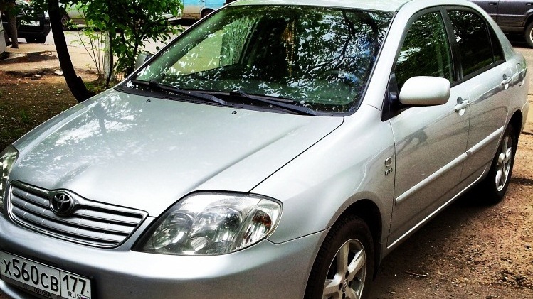 чистка дроссельной заслонки — Toyota Corolla (120), 1,6 л, 2003 года ...