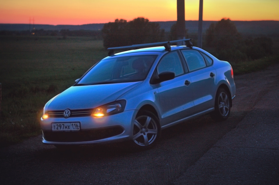 Багажник LUX Поло Седан. — Volkswagen Polo Sedan, 1,6 л, 2014 года ...