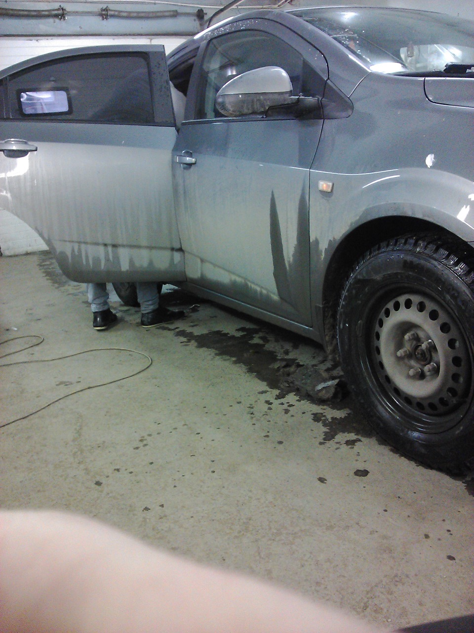 тонировка задней полусферы пленкой Johnson SP 95% — Chevrolet Aveo ...