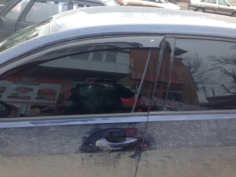 Тонировка передних стекол — Volkswagen Golf Mk7, 1,2 л, 2013 года ...