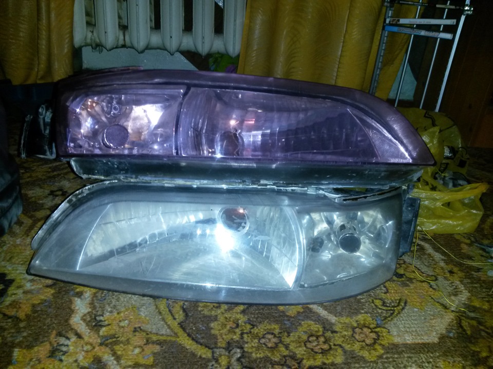 Пленка на фары — Toyota Mark II (90), 2,5 л, 1995 года | своими руками ...