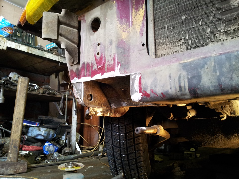 Ремонт места крепления «краба» в подвеске ВАЗ-2109