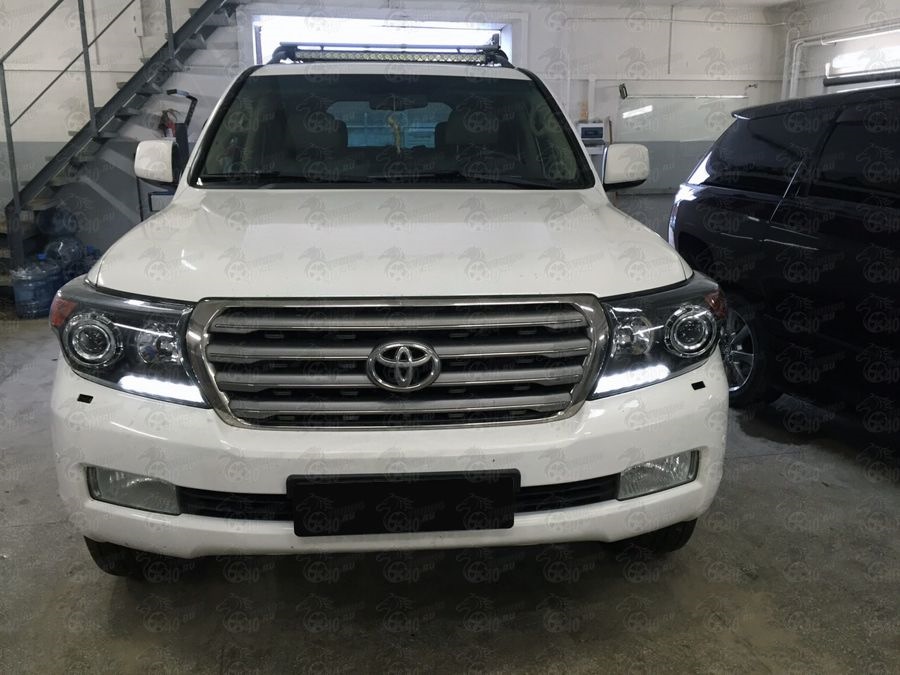 Toyota Land Cruiser 200, Переделка китайских фар Depo, под Brownstone ...