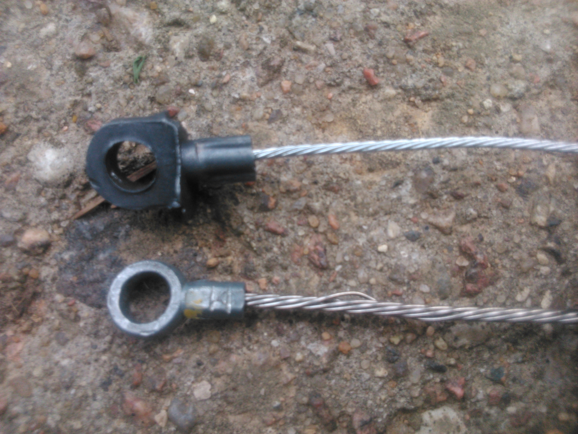 Замена тросиков переключения режимов и рециркуляции. Доработка чудо ...