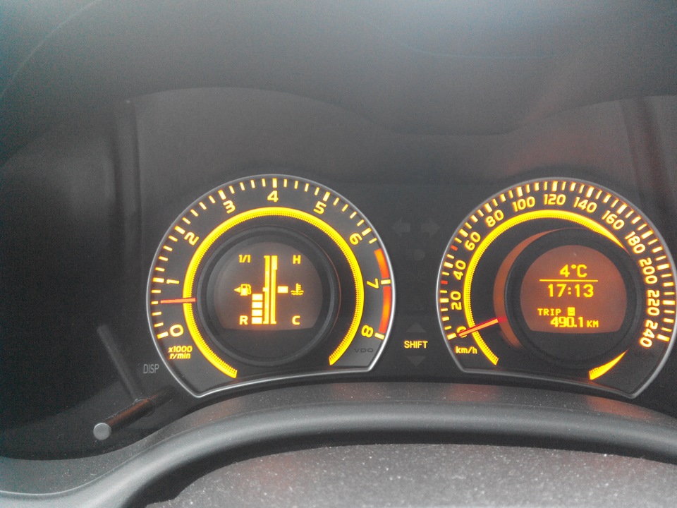 Итоги ТО. Расход топлива весной — Toyota Corolla (140/150), 1,4 л, 2008 ...