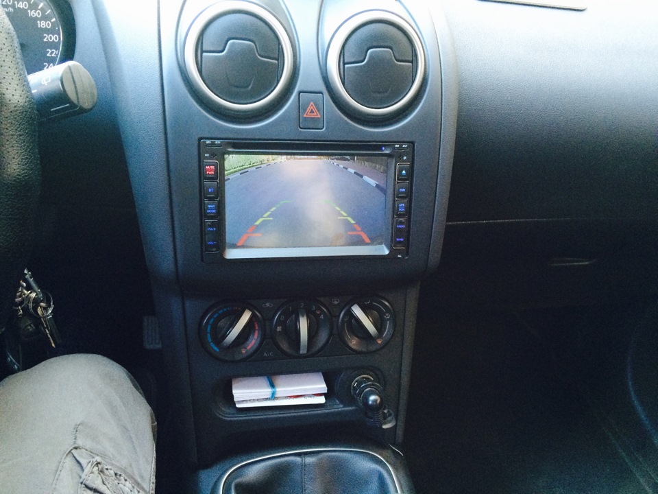 Камера заднего вида на Ниссан кашкай — Nissan Qashqai (1G), 1,6 л, 2011 ...