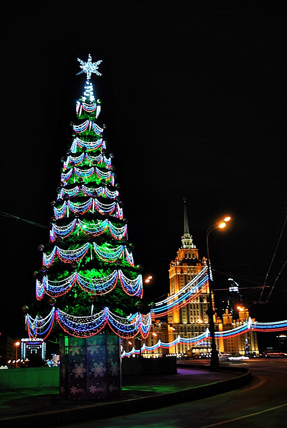 новогодняя елка в москве