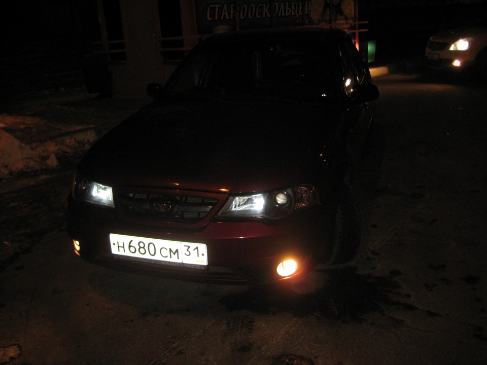 кукурузные светодиоды в габариты! — Daewoo Nexia (N150), 1,6 л, 2008 ...