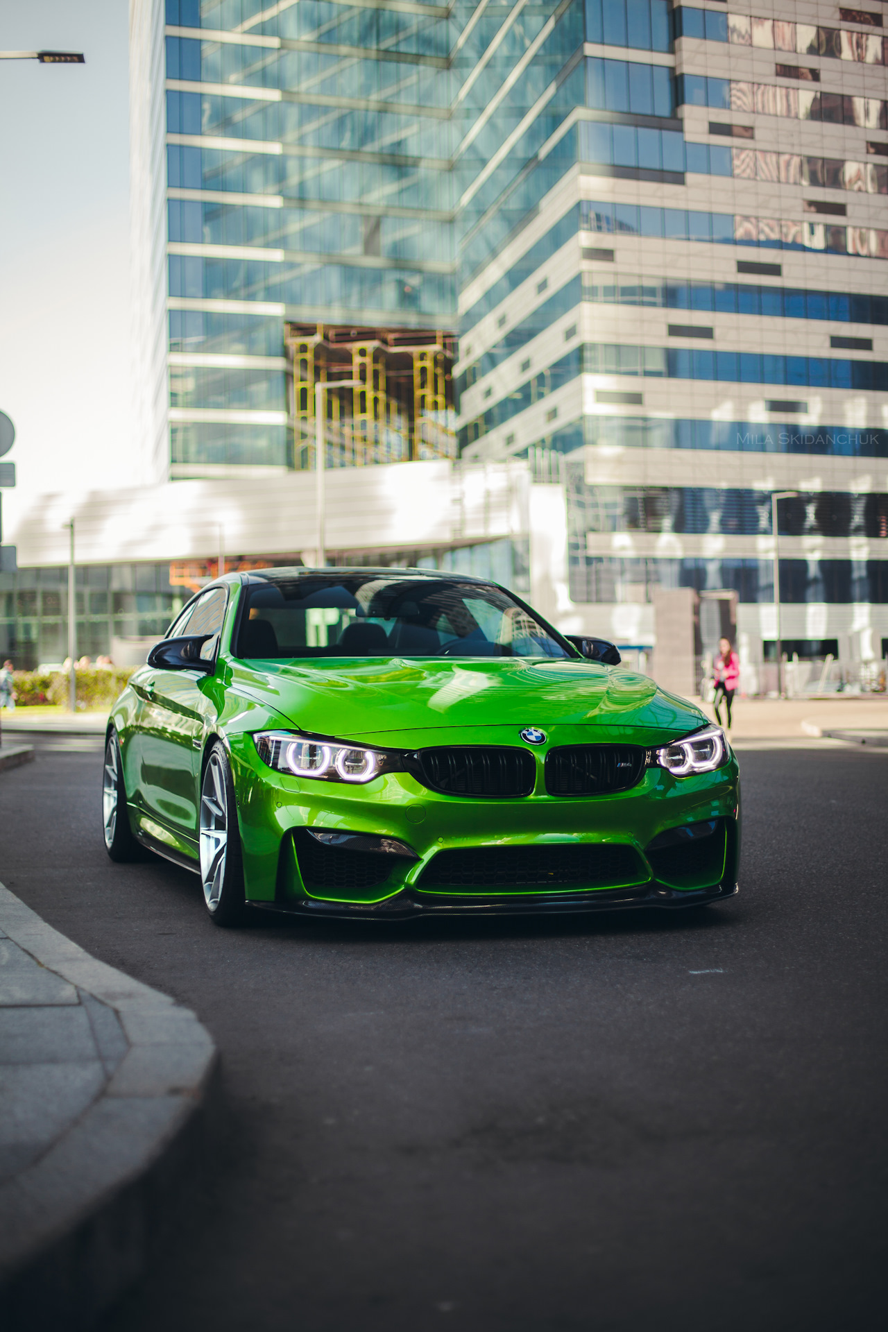 Neon Green BMW m4