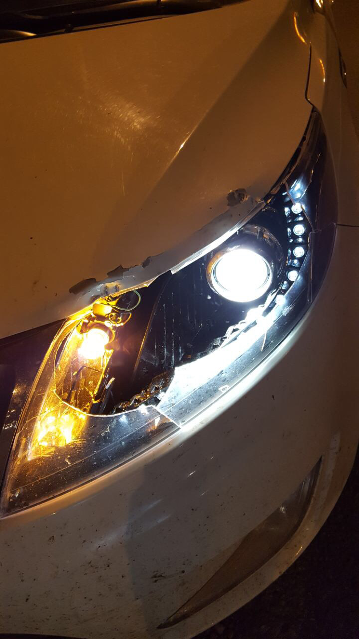 Временный пост. Нужна левая фара Kia Rio — KIA Rio (3G), 1,6 л, 2012 ...