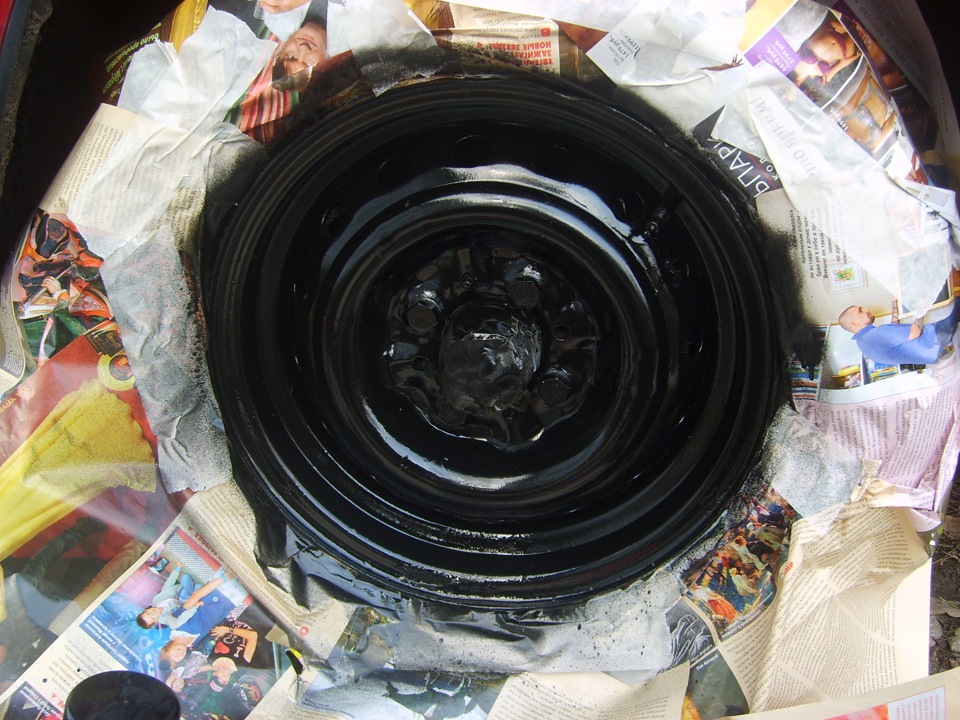 Красим штампы — Lada 21057, 1,5 л, 1996 года | колёсные диски | DRIVE2