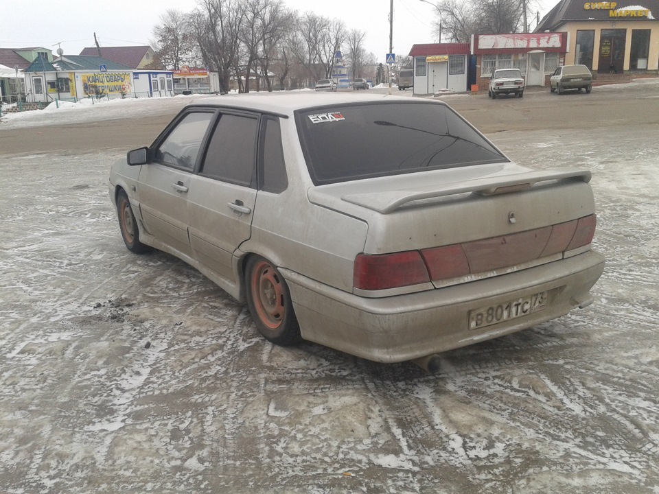 Подгон наклейки БПАН — Lada 2115, 1,5 л, 2003 года | фотография | DRIVE2