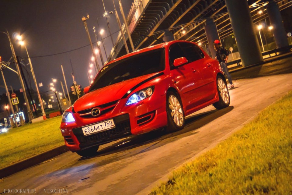 Mazda 3 MPS В закате