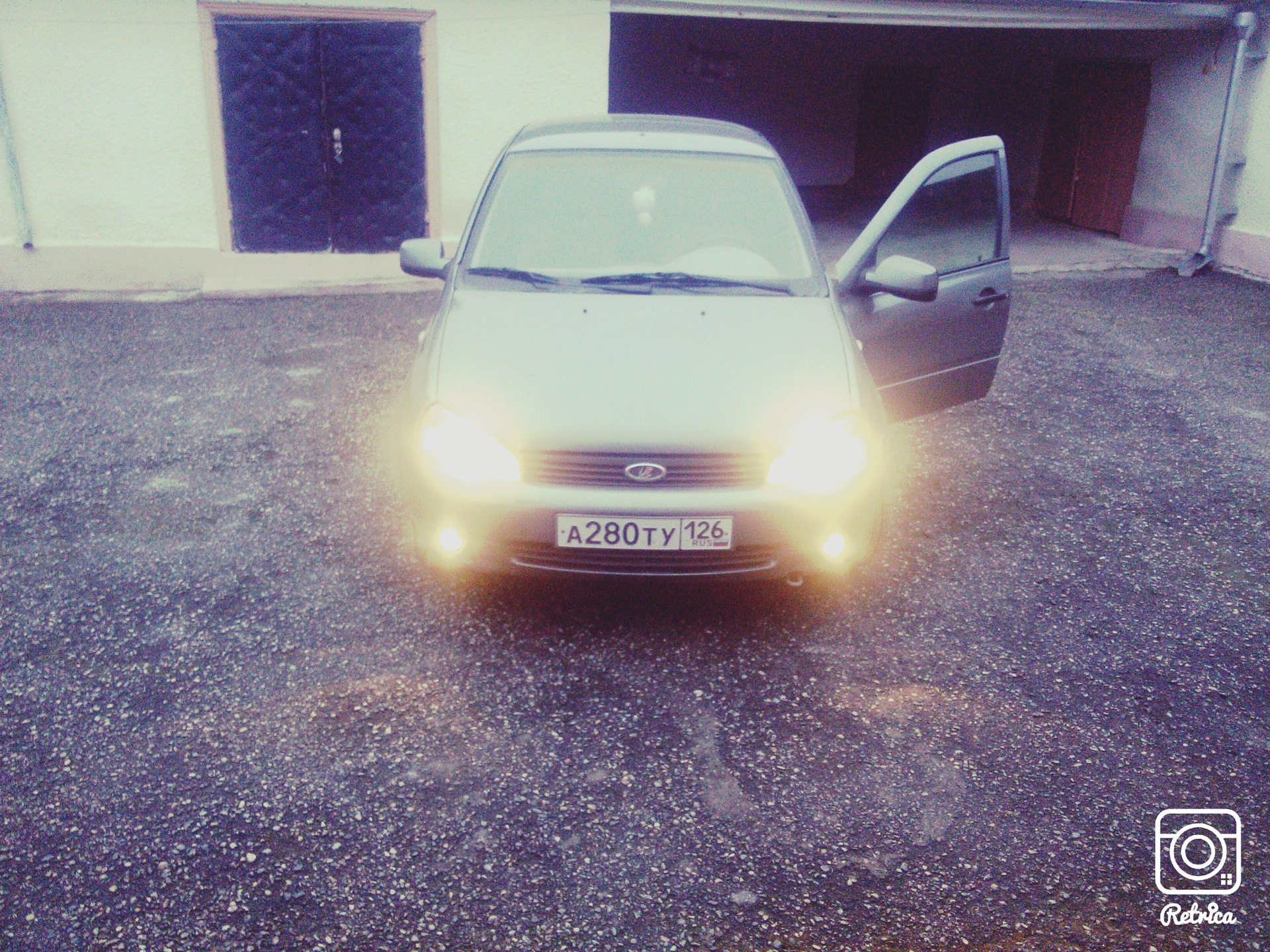 Противотуманки бош)) — Lada Калина Хэтчбек (1G), 1,6 л, 2011 года ...