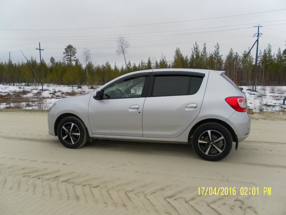 купил шины — Renault Sandero 2G, 1,6 л, 2014 года | шины | DRIVE2