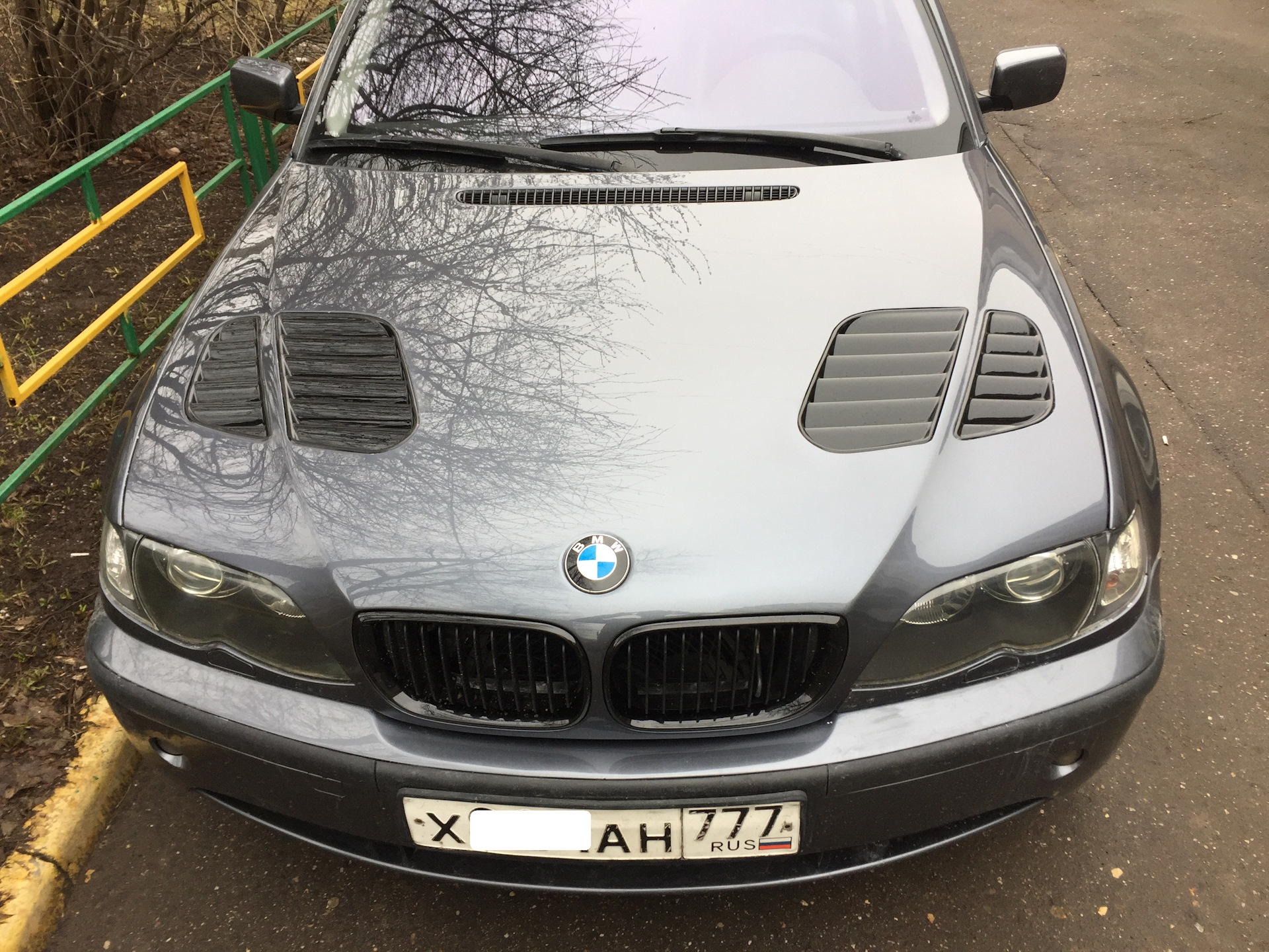 Врезал жабры в капот в GT r стиле — BMW 3 series (E46), 3 л, 2002 года |  тюнинг | DRIVE2