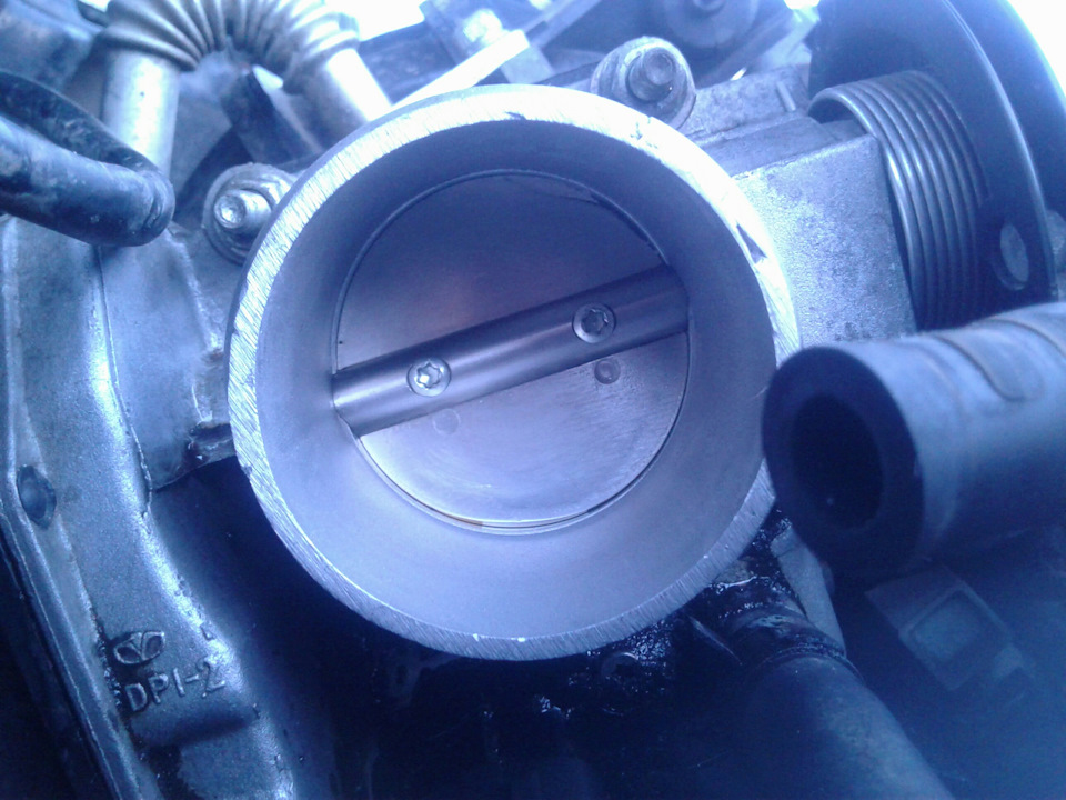 Чистка дроселя (плавоют обороты). — Chevrolet Lacetti Sedan, 1,6 л ...