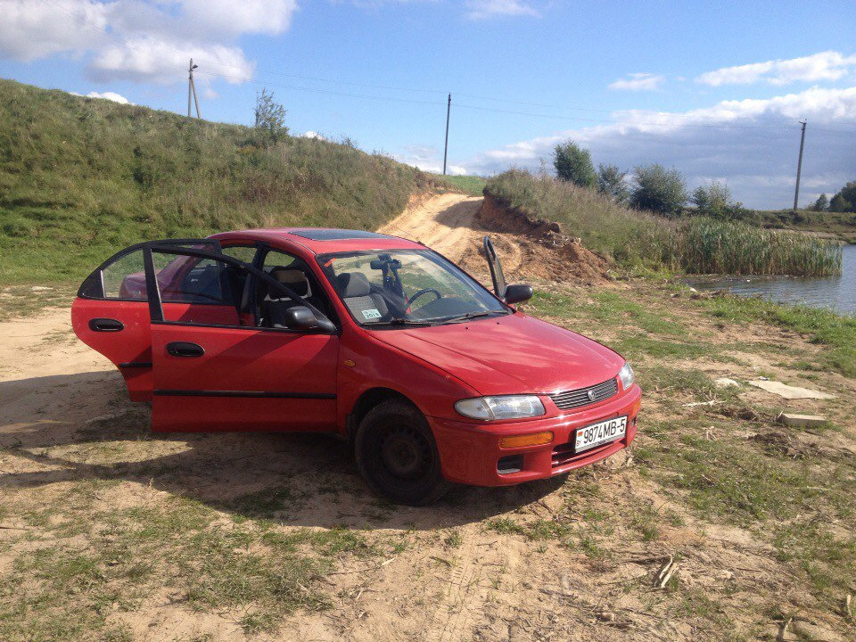 3: Немного фото и временного ремонта задней крышки — Mazda 323 V, 1,3 л ...