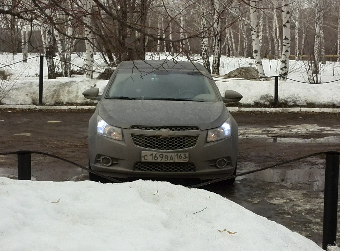 Chevrolet Cruze габариты в поворотниках