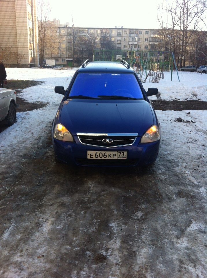 Американские габариты. — Lada Приора универсал, 1,6 л, 2010 года ...