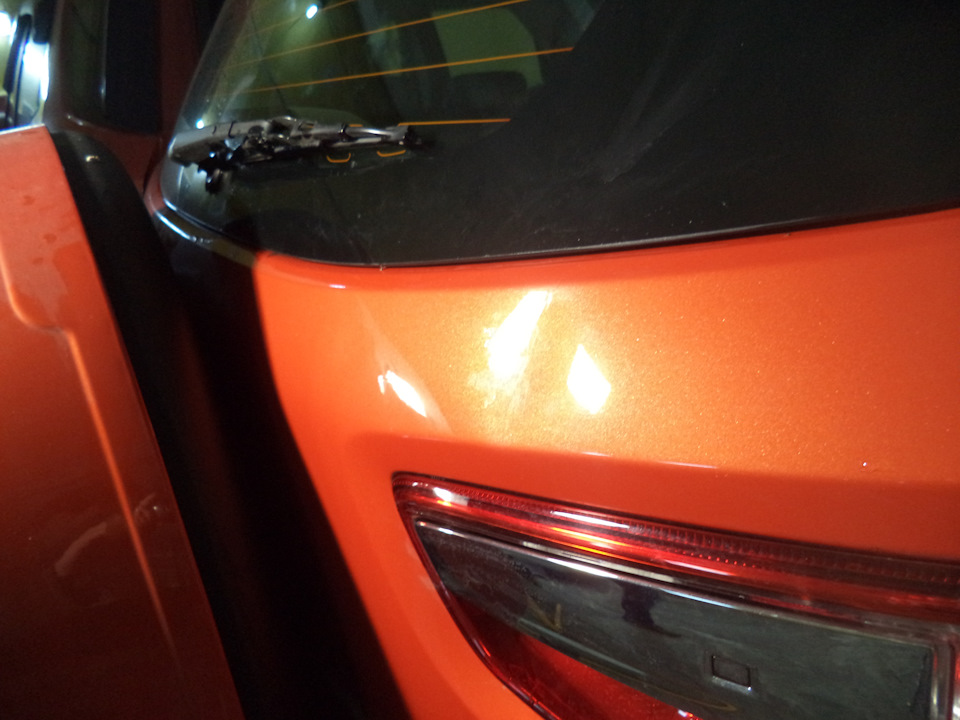 Ремонт вмятины без покраски Форд и фотоотзыв хозяйки машины ...