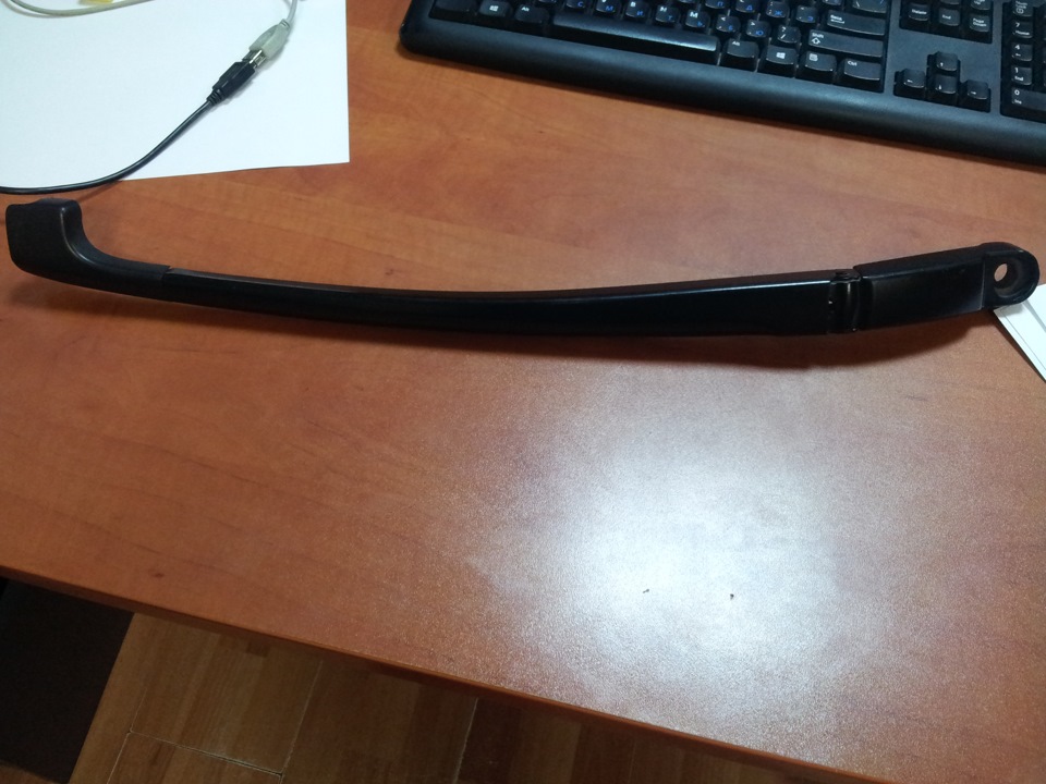 19. Поводок стеклоочистителя — Volkswagen Touareg (1G), 3,2 л, 2005 ...