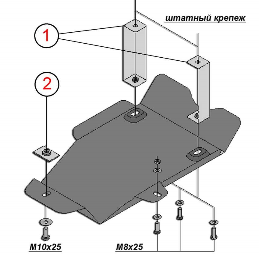 Установил защиту редуктора — Renault Duster (1G), 2 л, 2013 года ...