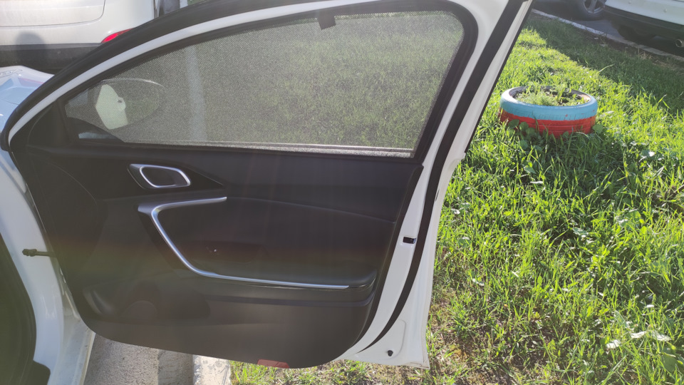 Магнитные каркасные сетки на окна. — KIA Ceed SW (3G), 1,6 л, 2020 года ...