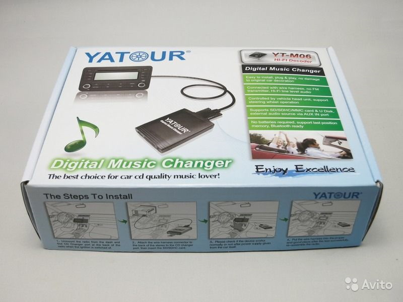Адаптер YATOUR YT-M06 — Toyota Avensis Verso, 2 л, 2005 года | автозвук ...