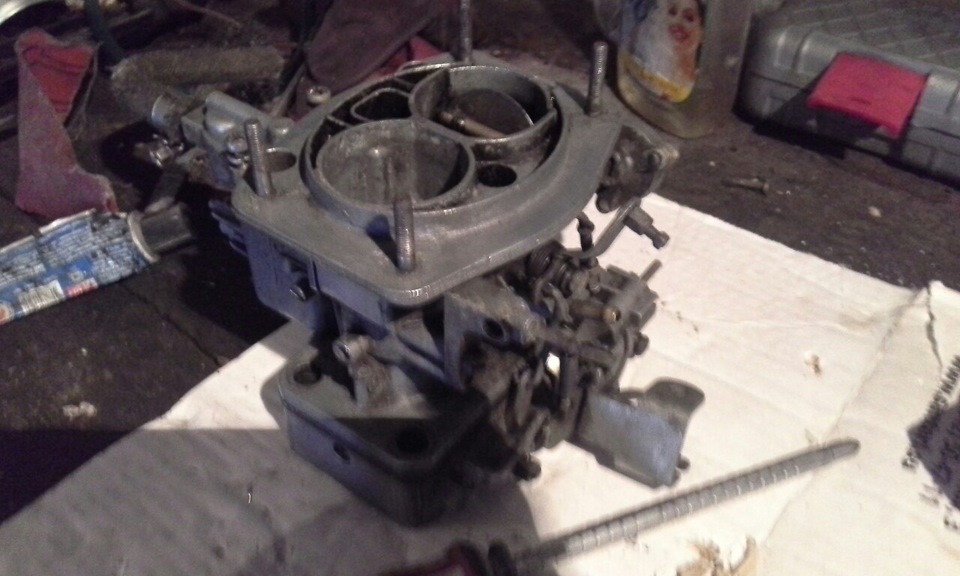 Чистка нового карбюратора. — Москвич 408, 1,5 л, 1965 года | своими ...