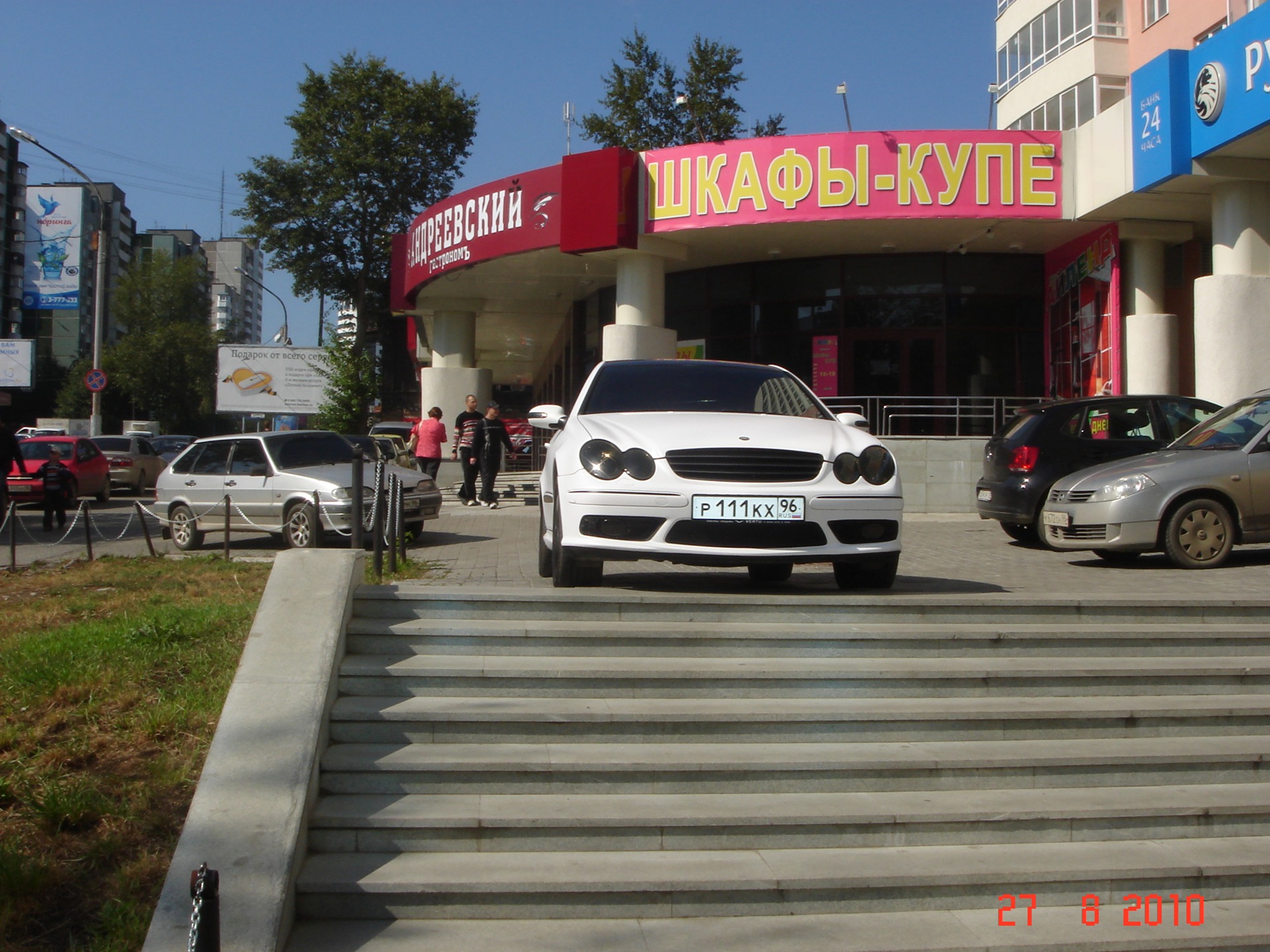 Дальше было уже интереснее. — Mercedes-Benz CLK 55 AMG (W209), 5 л ...