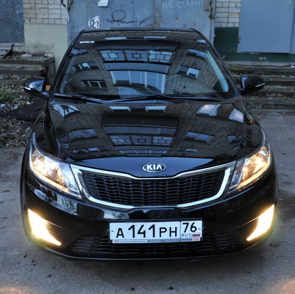 Радар-детекторе Sho-Me STR-8210+полоса на лоб — KIA Rio (3G), 1,6 л ...