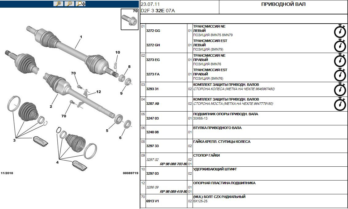 Вибрация на передаче. Привода — Peugeot 407, 2 л, 2006 года | поломка |  DRIVE2