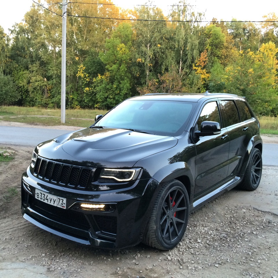 Jeep Grand Cherokee wk2 С‚РµРјРЅРѕ Р·РµР»РµРЅС‹Р№