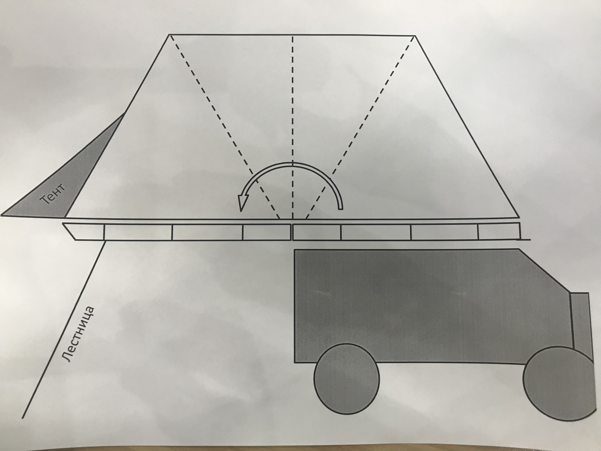 Палатка на крышу автомобиля своими руками чертежи