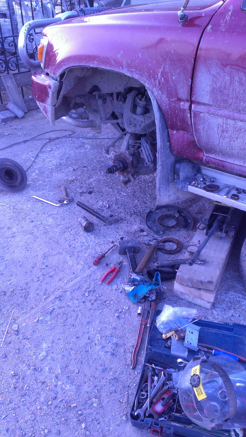 Ступица — Toyota Hilux Surf (2G), 2 л., 1990 года поломка DRIVE2