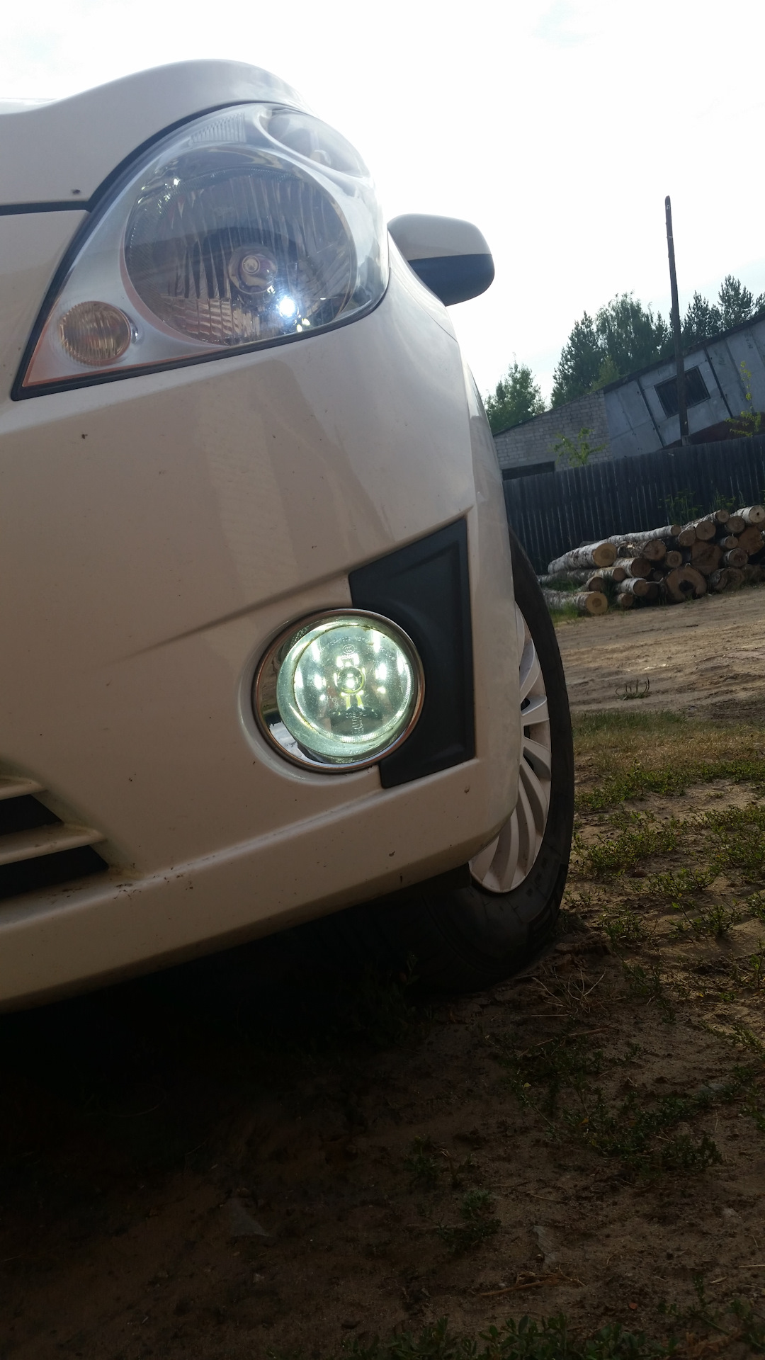 Диоды в противотуманки — Chevrolet Spark (M300), 1 л, 2013 года ...