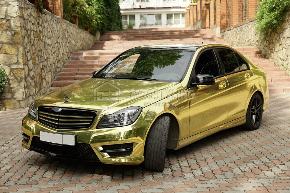 Mercedes w211 Gold Metallic