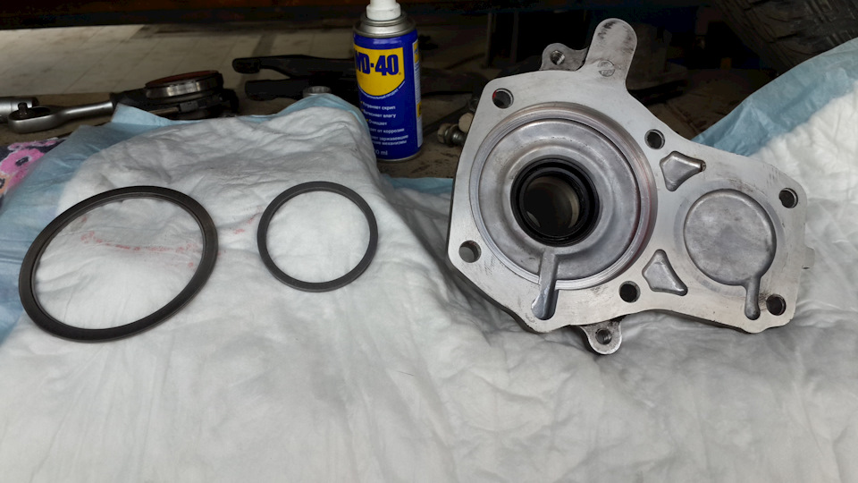 КПП -регулировка подшипноков — Ford Ranger (2G), 2,5 л, 2007 года ...