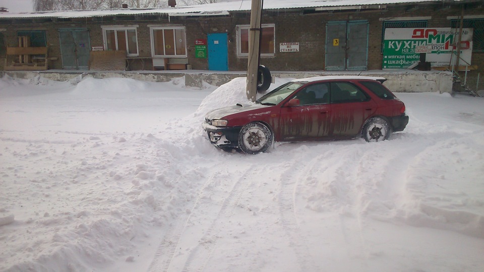 А вот сегодня какая погода в Серове — Subaru Impreza (GC, GF), 1,5 л ...